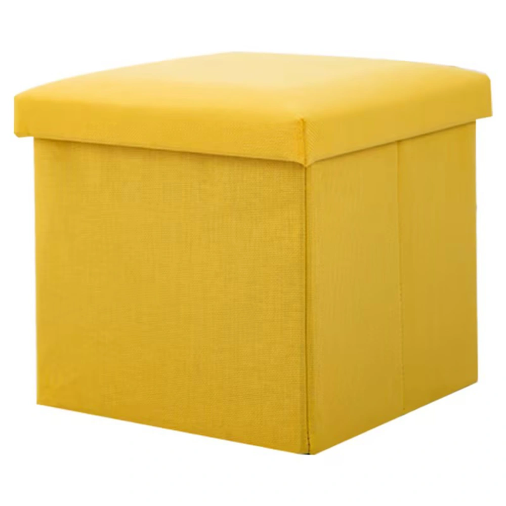 Folding Storage Ottoman Foot Rest Stool Cube Seat Toy Box for Bedroom 