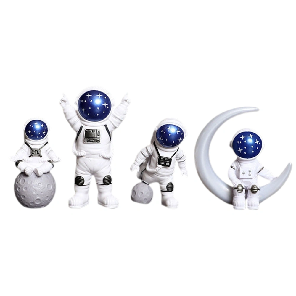 Astronaut Ornament, Cute Resin Figurines Desktop Decoration Toy