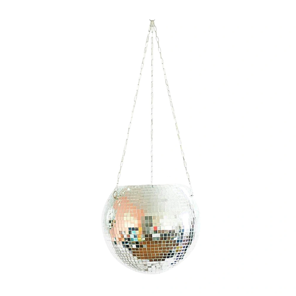 Disco Ball Planter, Hanging Flower Pot Mirror Surface Hanging Planter