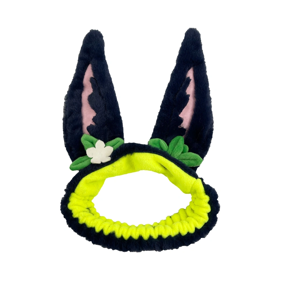 Bunny Ears Headband Flower Hair Hoop Cute Headband Styling Accessories