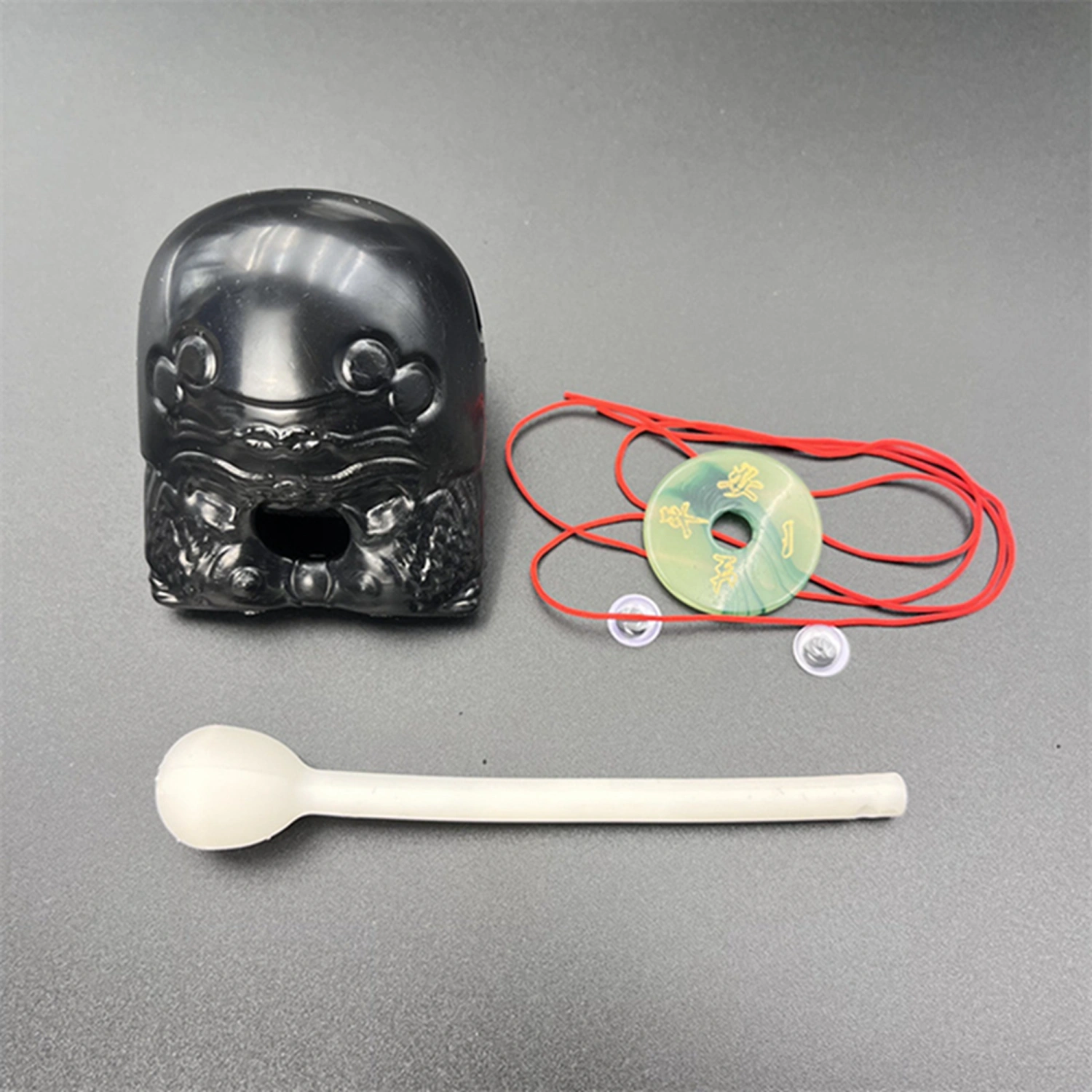 Wooden Fish Block Knocker with Stick Percussion Instruments Toys 