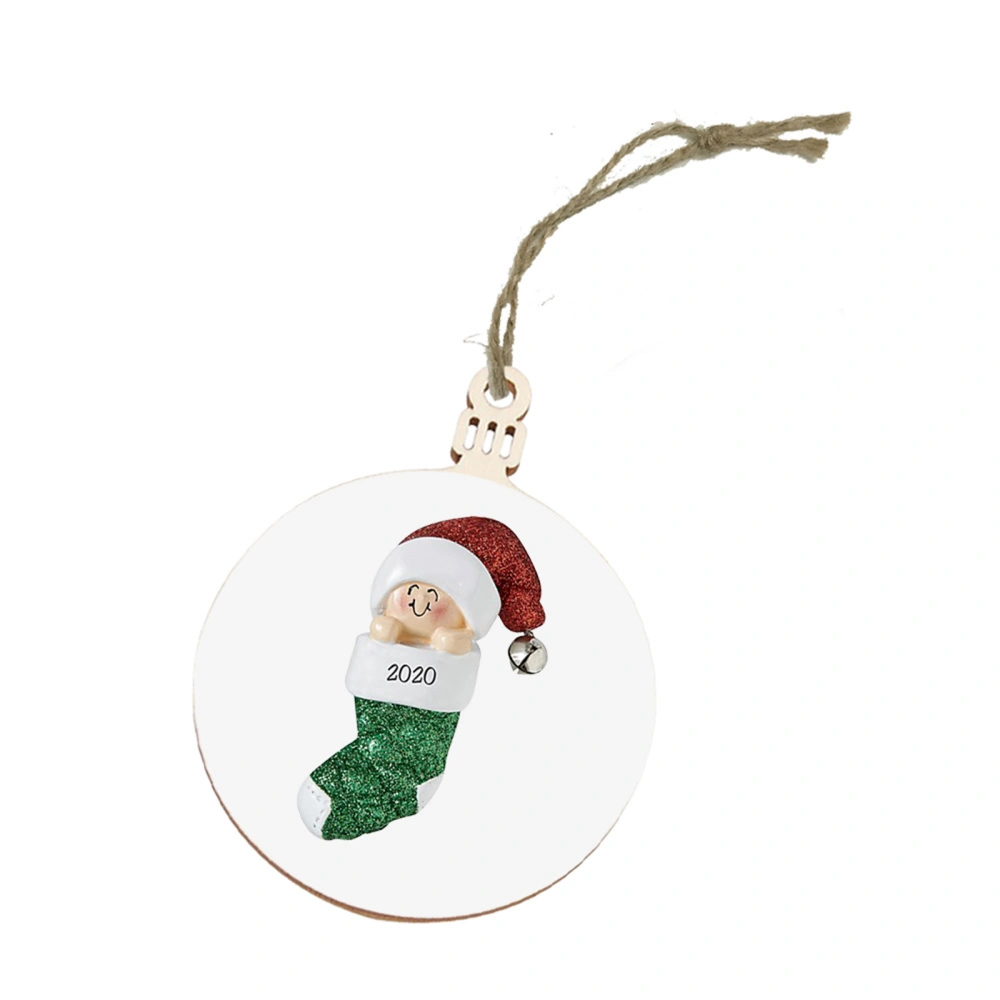 Christmas Hanging Pendants, Snowman Wooden Pendants Home Decorations