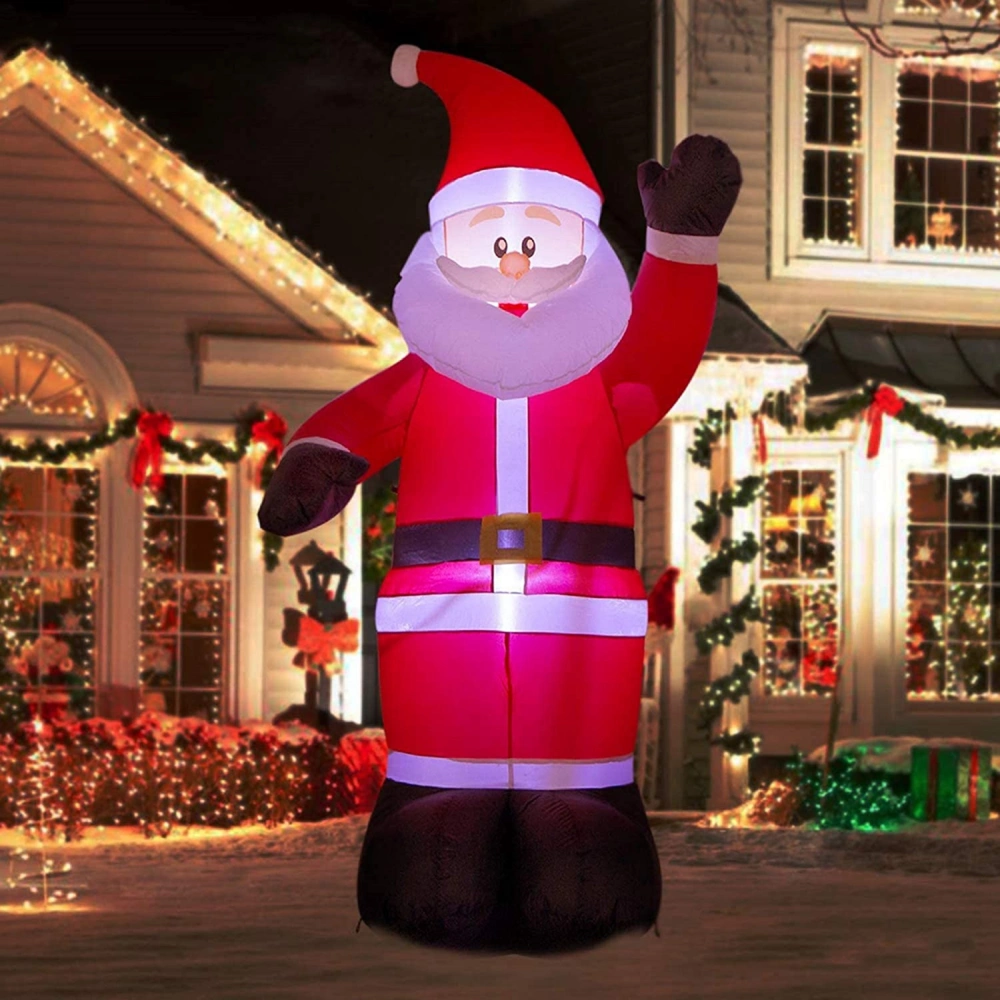 Christmas Ornaments, Santa Clause Inflatable Ornament with LED Light