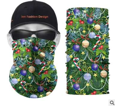 Christmas Adult Bandana, Magic Towel Bandana Sports Riding Multifunctional Mask