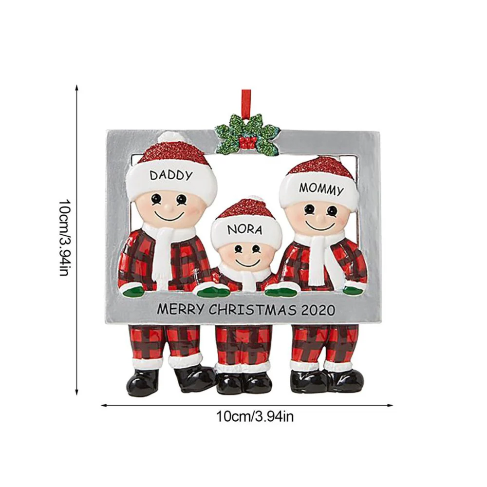 Christmas Hanging Pendants, Cartoon Family Decorative Ornaments