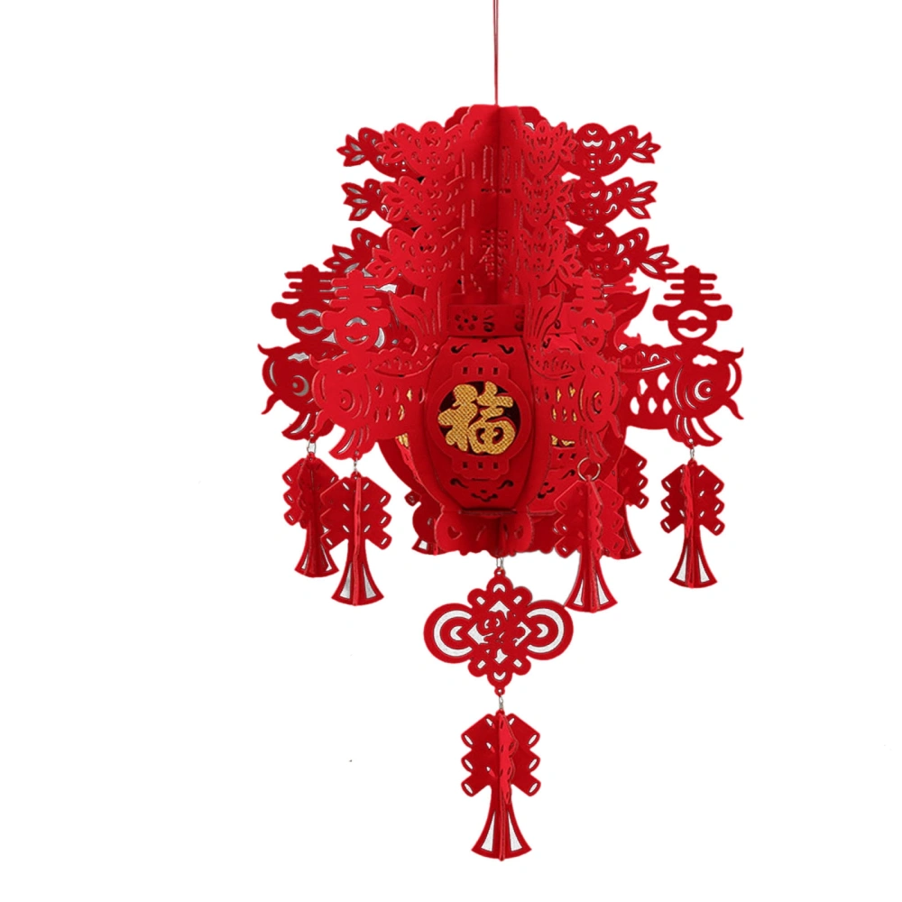 Red Lantern, Chinese Character Palace Lantern Decorative Pendants