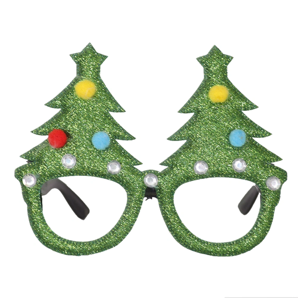 Decorative Glasses, Christmas Tree Shaped Eyewear Cosplay Tools