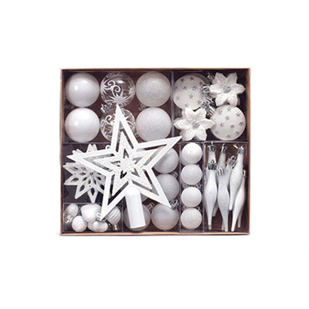 Christmas Ornaments, Colorful Christmas Balls Star Shaped Pendants Kit