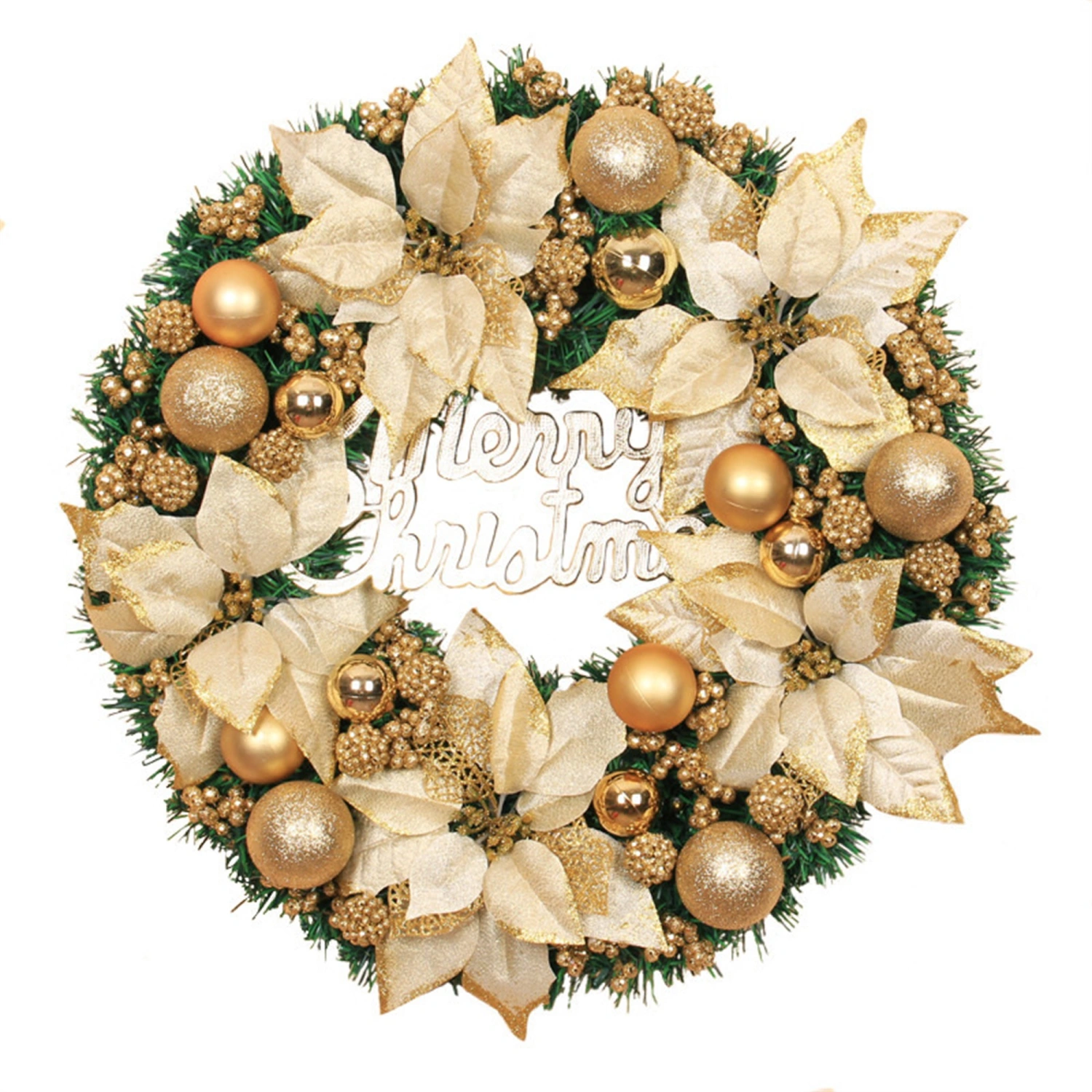 Christmas Wreath, Holiday Decor Garland Window Door Hanging Gift