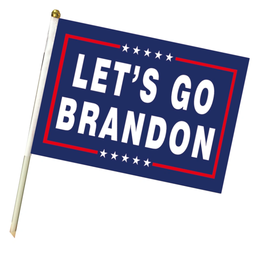 Brandon Flag, Single-sided Printing Mini Decor Hand Rectangle Banner