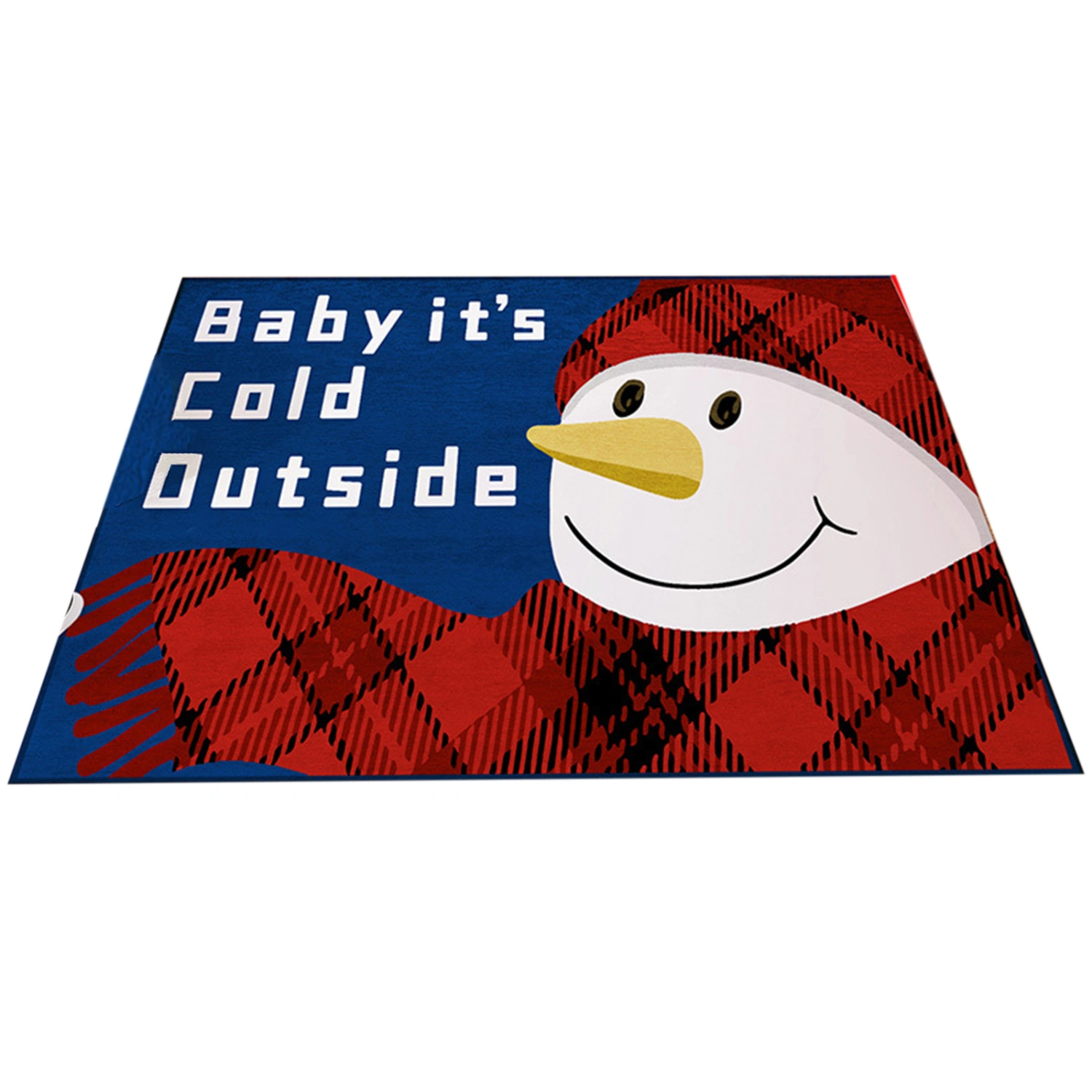 Home Carpet, Christmas Cartoon Patterns Print Floor Mat Area Rug