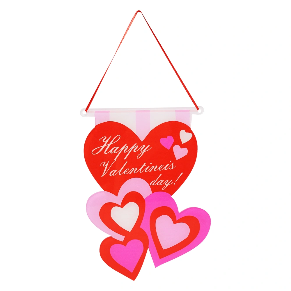 Valentine’s Day Hanging Ornament, Heart Holiday Window Door Wall Decor