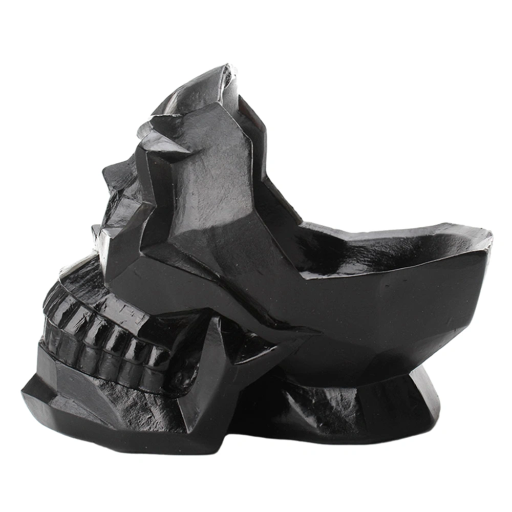 Halloween Skull Decor 3D Geometric Skull Key Bowl Phone Holder Statues