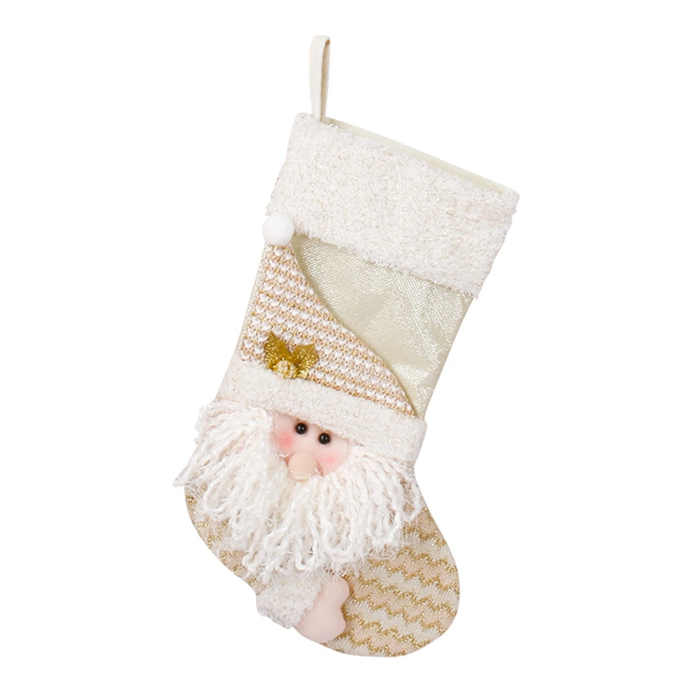 Christmas Stockings, Santa Claus/Snowman Candy Bag Hanging Decor Gift