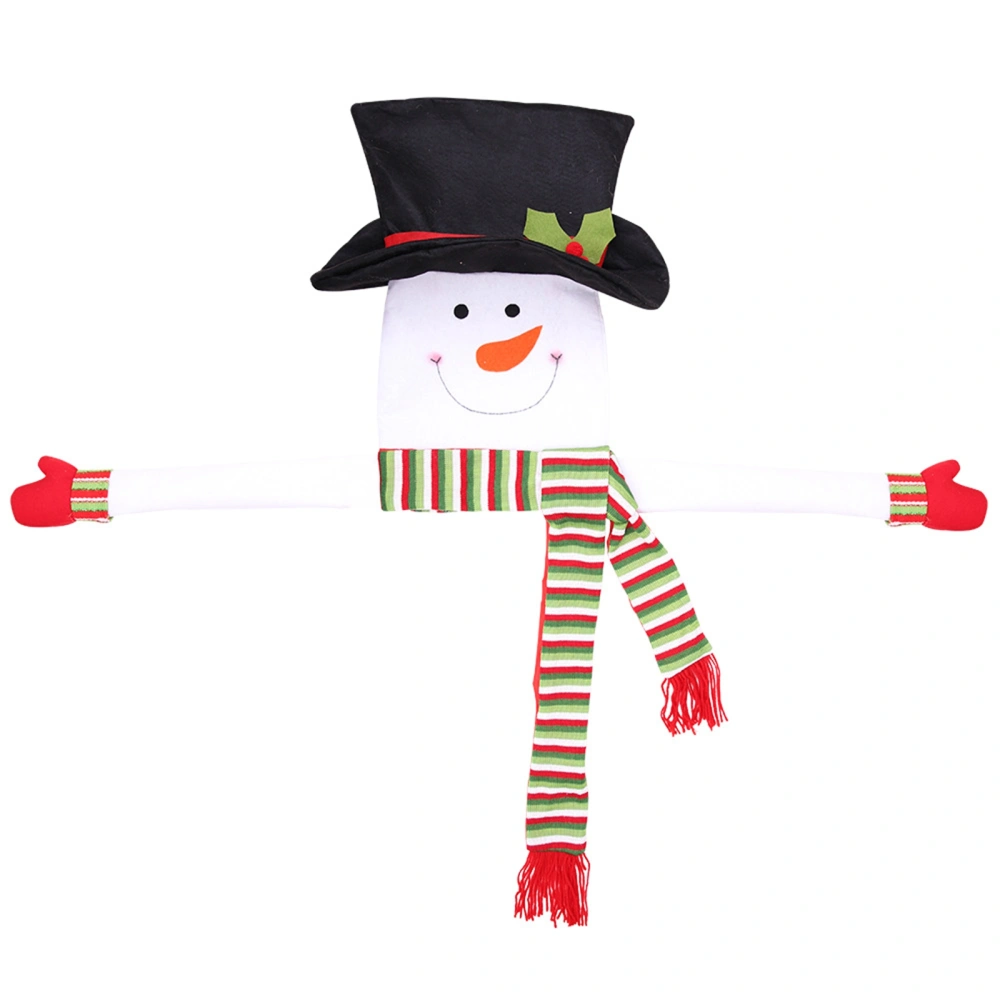 Snowman Christmas Tree Toppers with Scarf & Hat Party Decoration