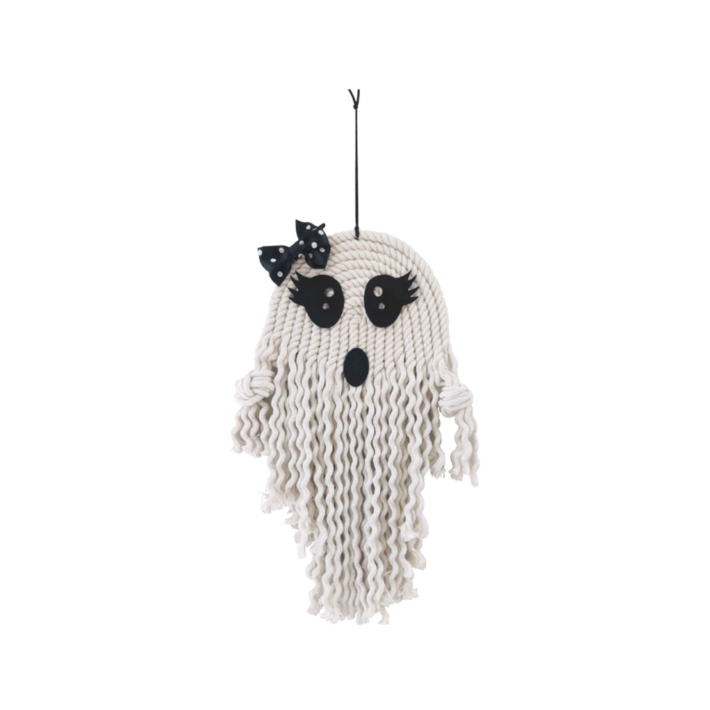 Halloween Hanging Ghost, Woven Decorative Hanging Ornament Gift