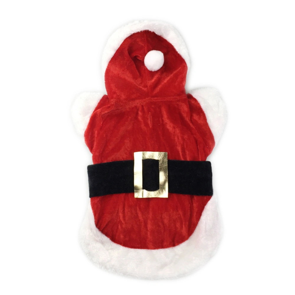 Dog Cat Christmas Costume Santa Claus Cosplay Dress, Pet Outfits