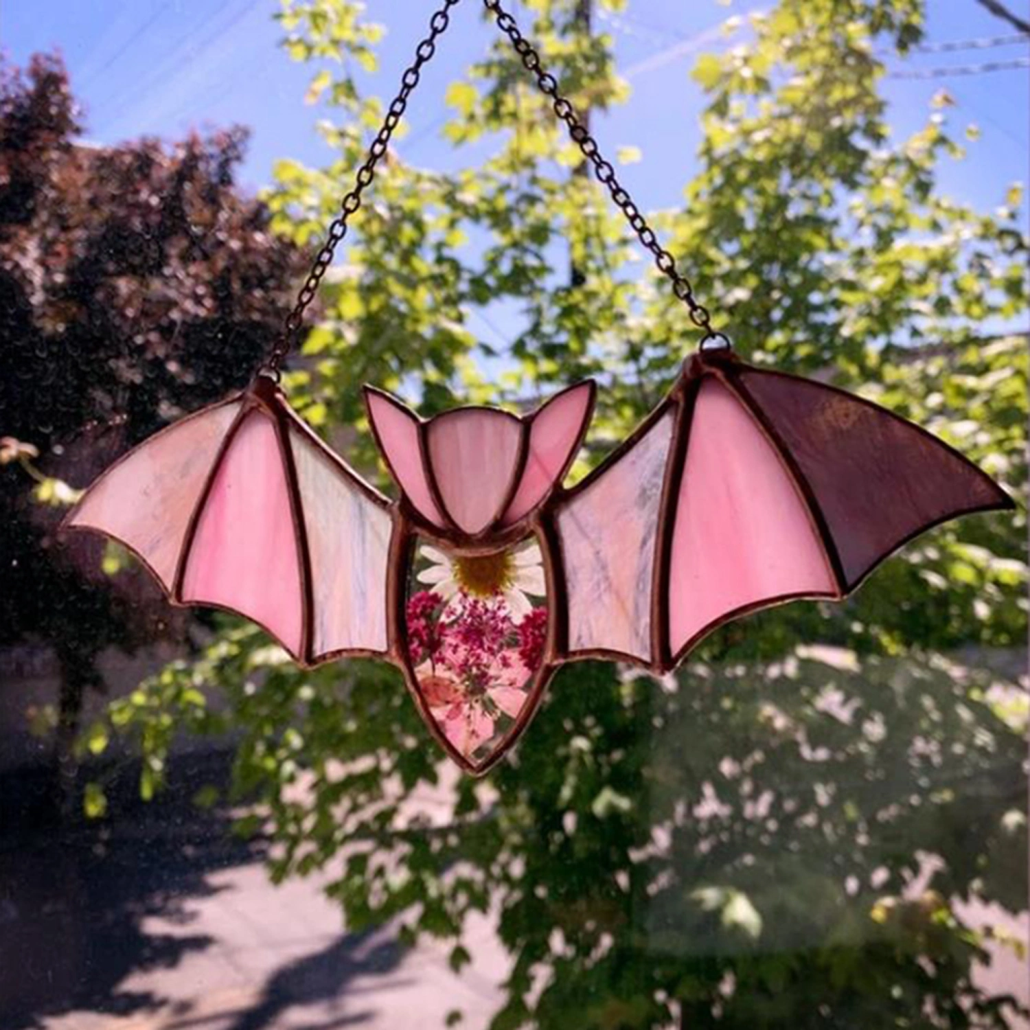 Sunshine Catcher Stained Bat Hanging Decoration Car Interiors