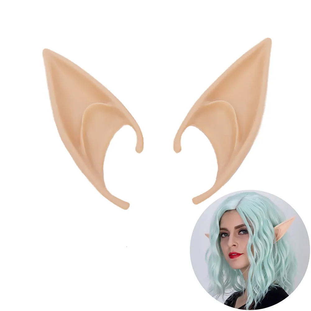 Cosplay Fairy Elf Ears, Soft Pointed Tips Anime Party Dress Up Prop