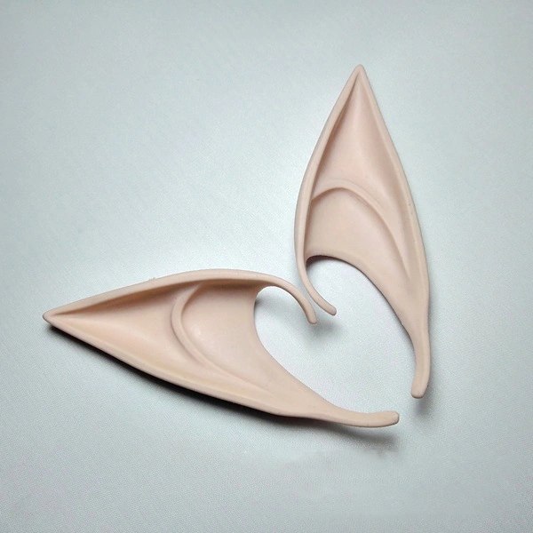 Cosplay Fairy Elf Ears, Soft Pointed Tips Anime Party Dress Up Prop