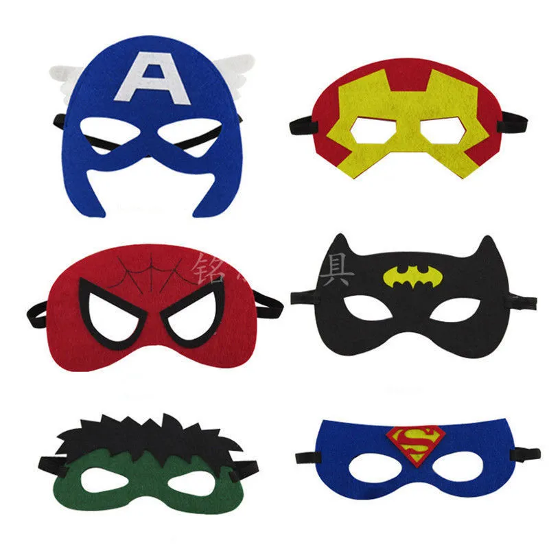 Kid Halloween Eyes Mask, Cartoon Cute Soft Patchwork Elastic Strap Mask