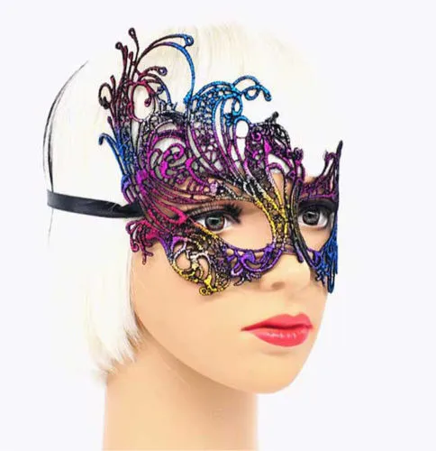 Women Masquerade Mask, Halloween Party Mask, Upper Half Face Mask