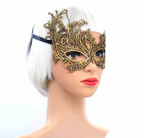 Women Masquerade Mask, Halloween Party Mask, Upper Half Face Mask