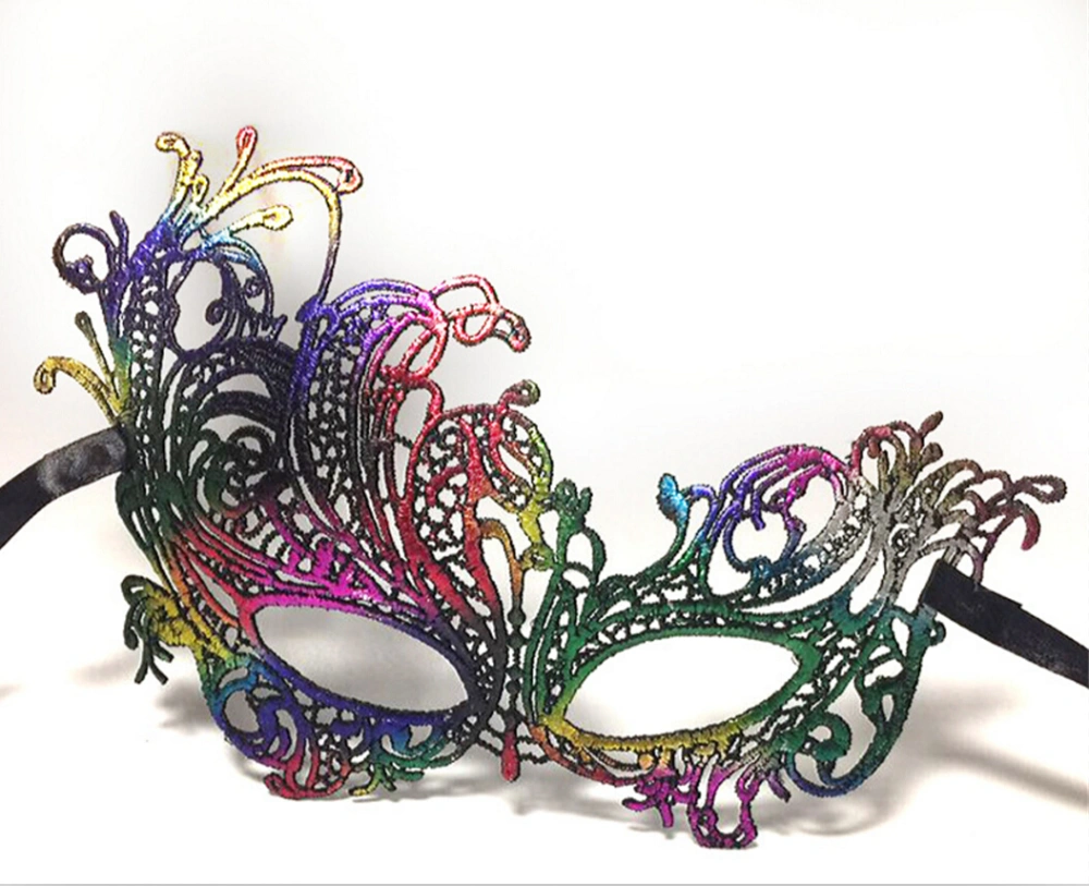 Women Masquerade Mask, Party/Prom/Ball Colorful Lace Cutouts Eye Mask