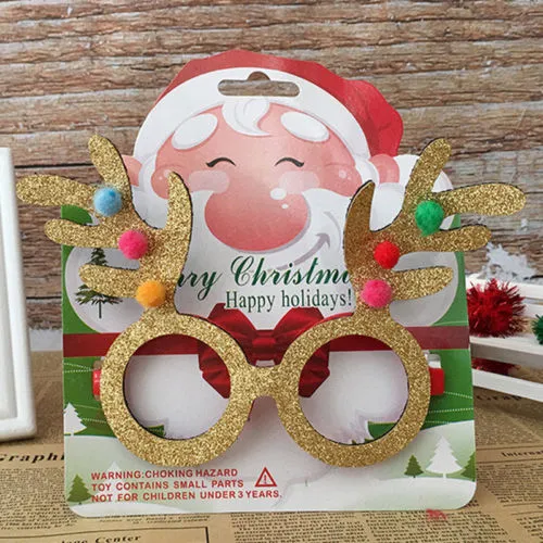 Christmas Glasses Frame Funny Clown Children Adults Party Xmas Spectacles