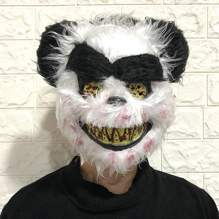 Halloween Animal Mask, Scary Bloody Face Mask, Cosplay Faux Mask