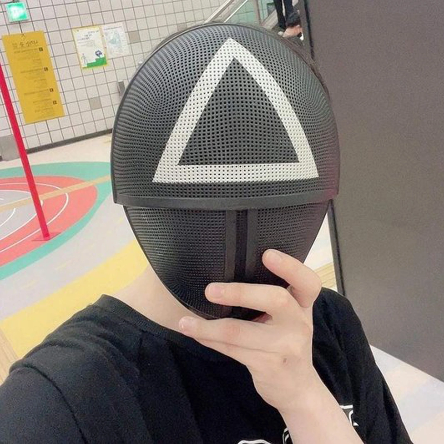 Cosplay Full Face Mask with Breathable Mesh, Horror Atmosphere