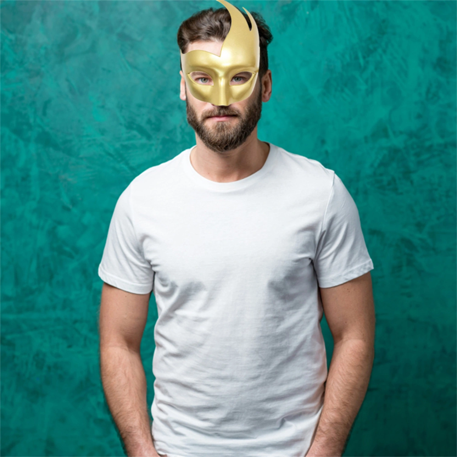 Men Masquerade Face Covering, Venetian Party Mardi Gras Face Covering