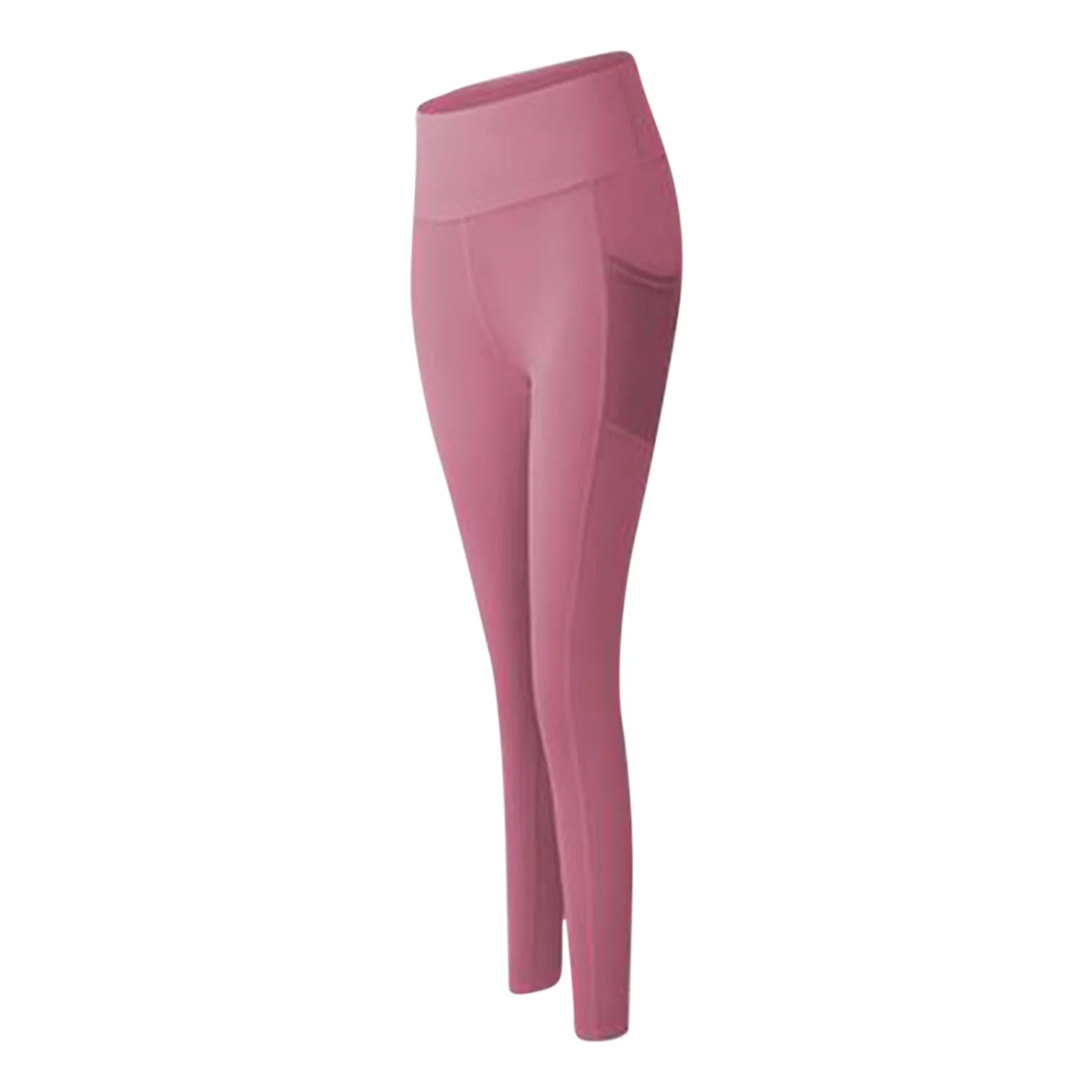 Women’s Fashion Solid Color High Waist Tight-fitting Sport Pants