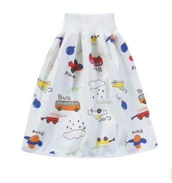 Unisex Baby Diaper Shorts, Cartoon High Waist Washable Training Pants