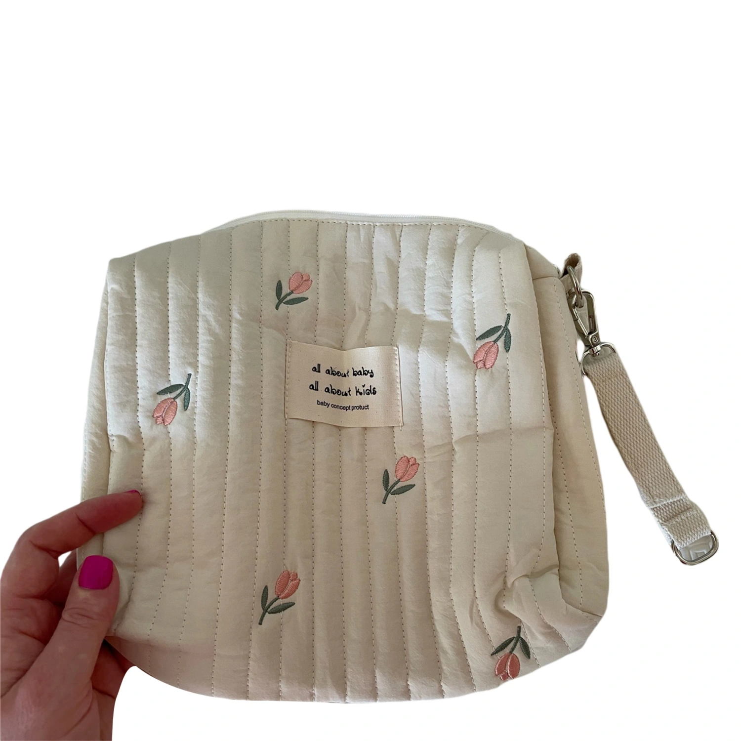 Baby Diaper Bag Bear/Olive/Tulip/Rabbit/Squirrel Embroidery Bag