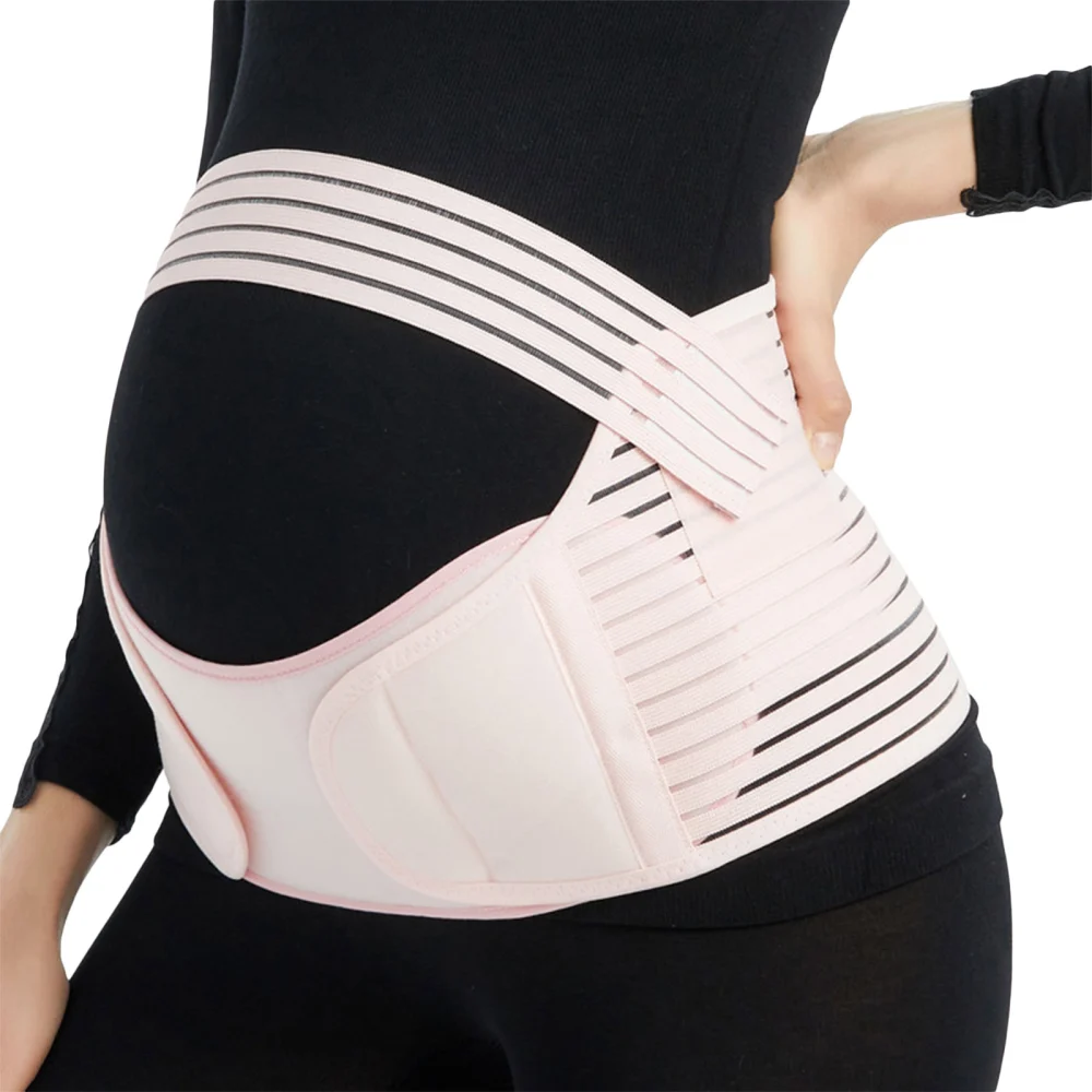 Solid Color Adjustable Maternity Belt Pregnancy Belly Band Brace Strap