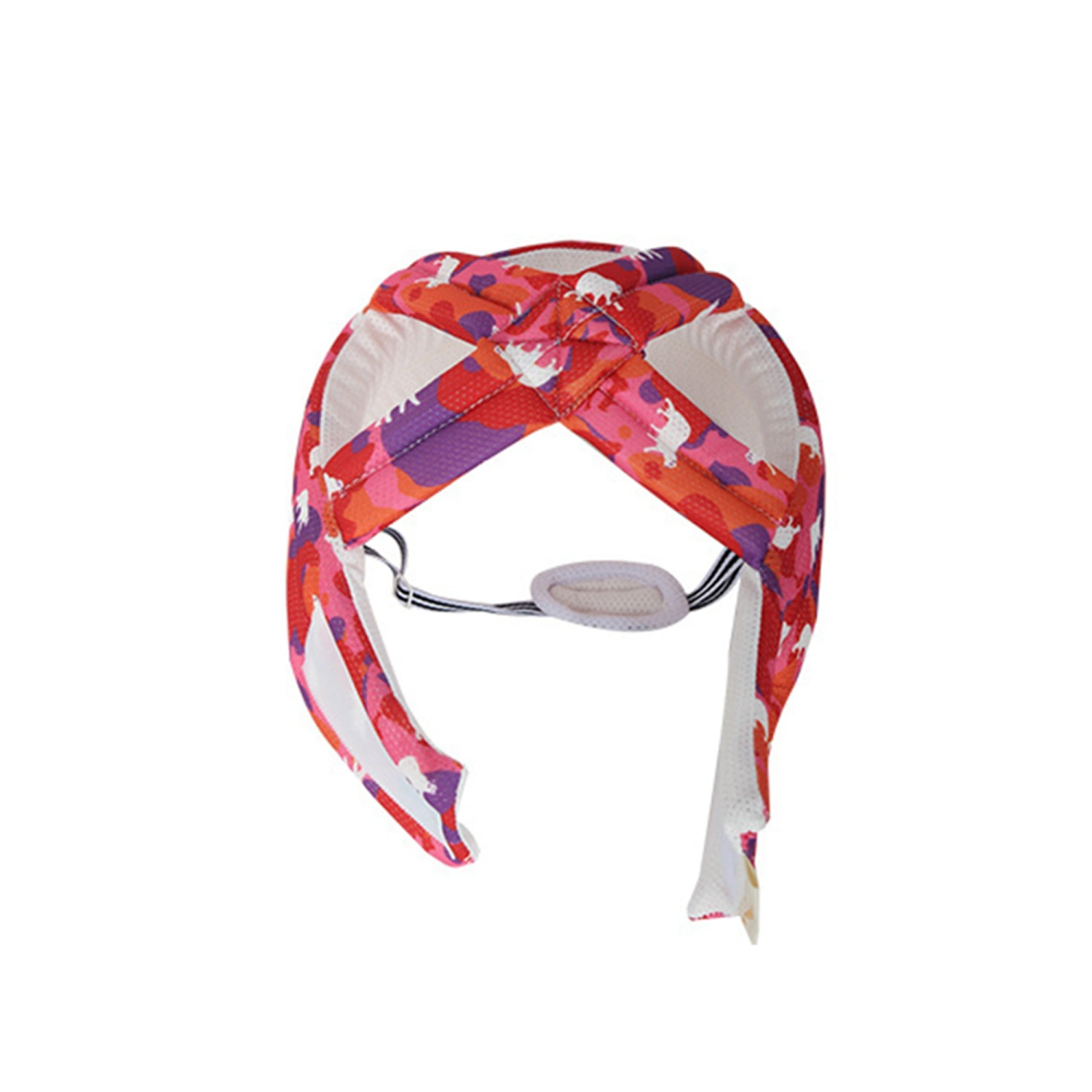 Toddler Protective Cap Adjustable Print Ventilation Anti-Drop Hat
