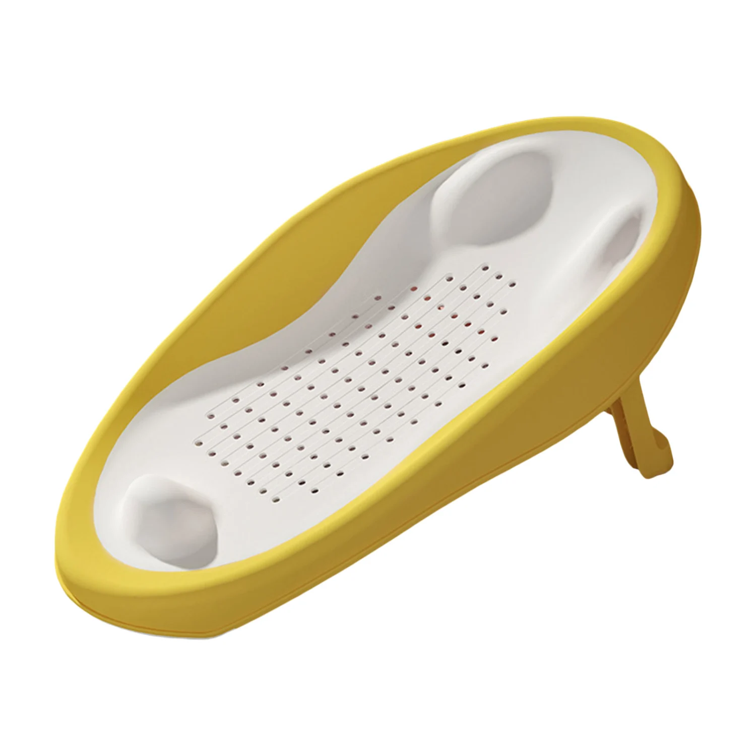 Baby Bath Support, Foldable Infant Shower Tub with Drain Holes