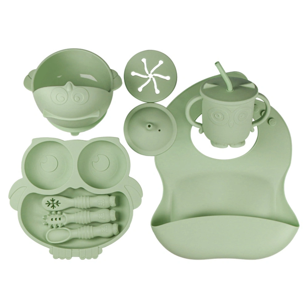 Baby Feeding Set Includes Suction Bowl and Plate, Baby Spoon and Fork