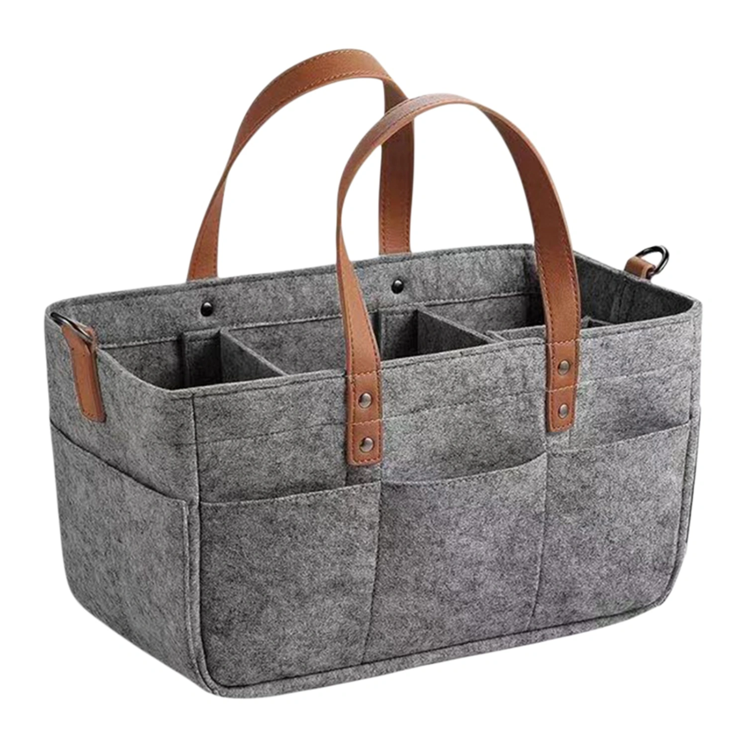 Diaper Caddy Organizer Portable Car Diaper Holder Tote Bag Basket