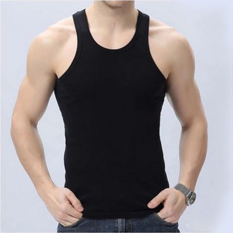 Men's Quick Drying Fitness Vest, Casual Skinny Round Neck Top