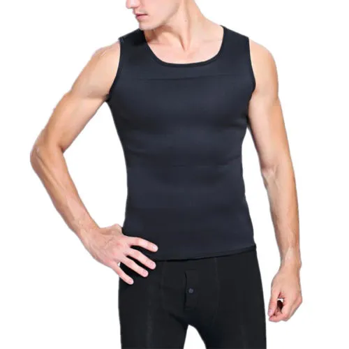 Male Sexy Body Shaper Vest, Running Gym Sportswear Top Cloth