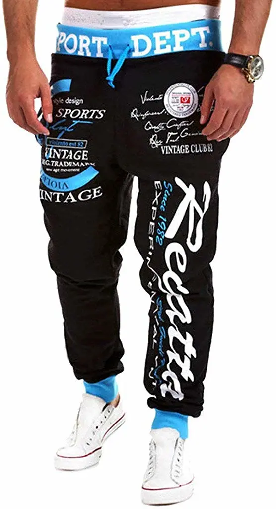 Male Casual Pencil Jogger Cargo Pants,Urban Straight Leg Trousers