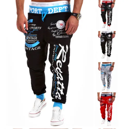 Male Casual Pencil Jogger Cargo Pants,Urban Straight Leg Trousers