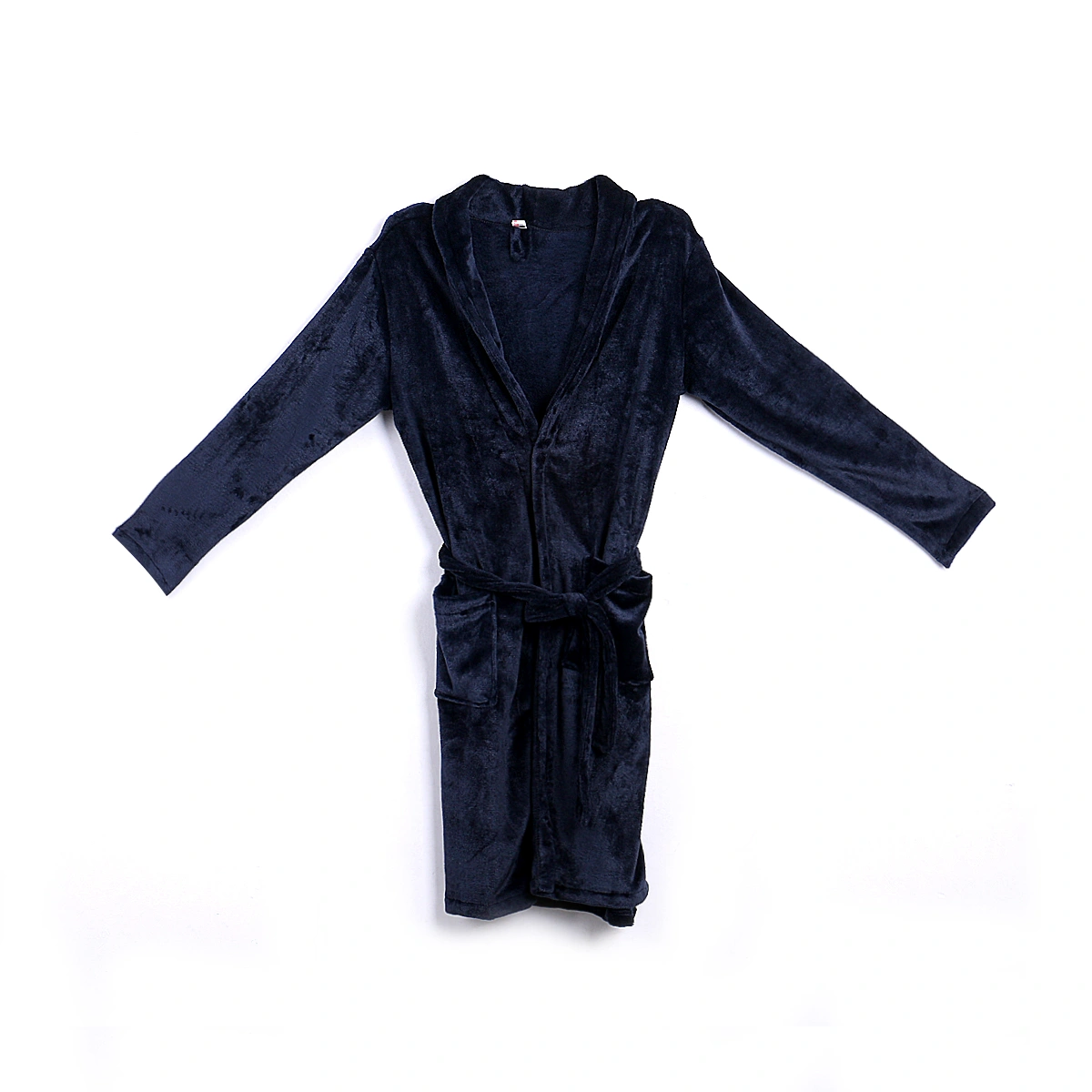 Men's Shawl Bathrobe Robe Coat Long Gown Padded Plus Velvet Nightwear