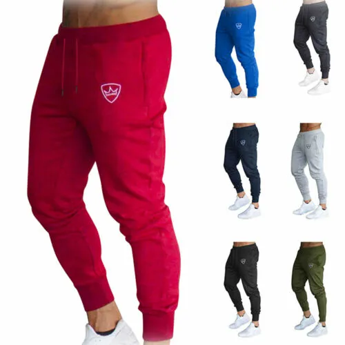 Men's Fashion Leisure Trousers Soft Jogging Sports Stretch Pants