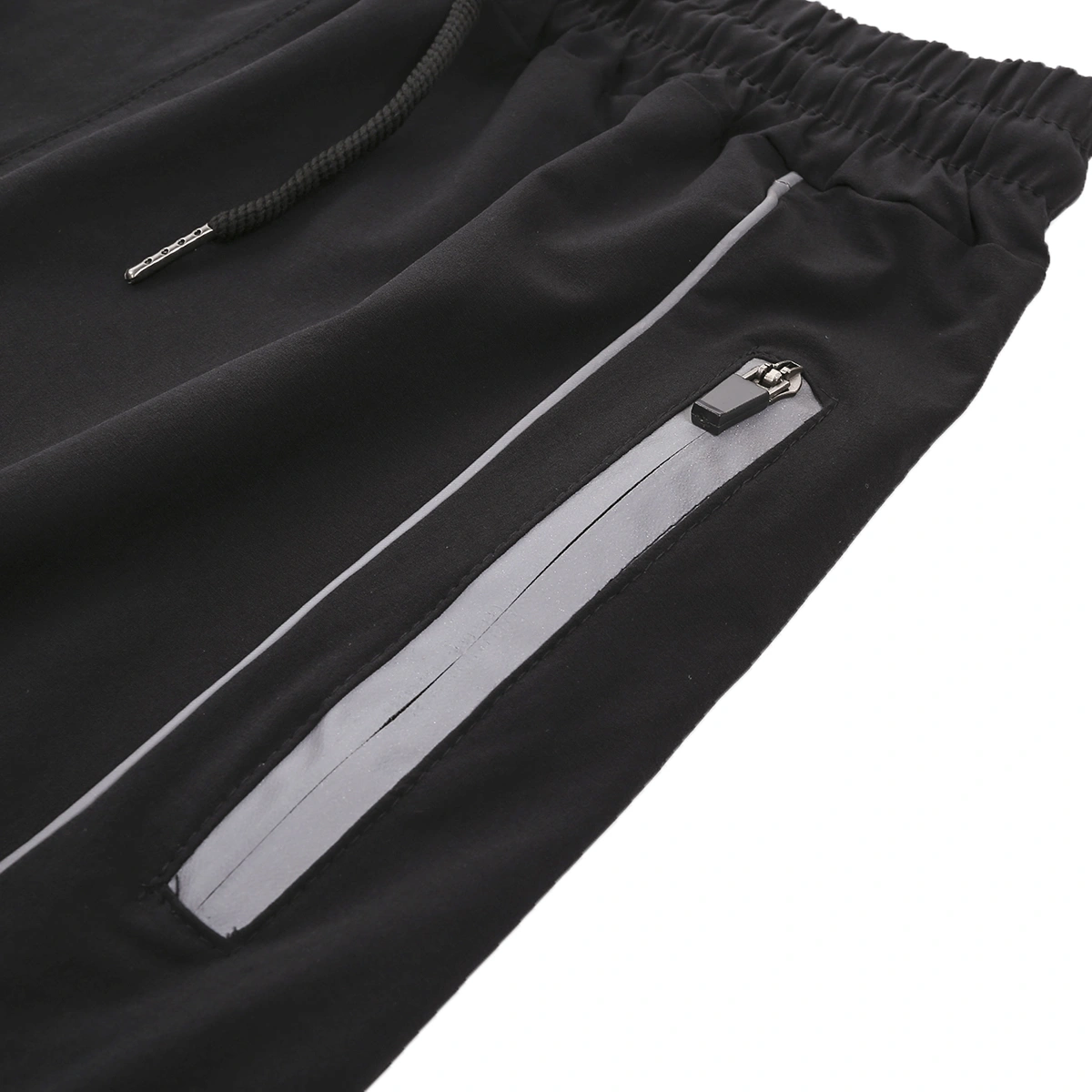Men's Reflective Pants, Night Sports Running Jogger Pants, Windproof Pants