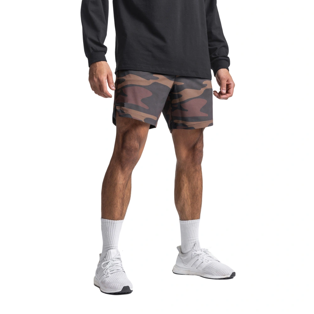 Men's Summer Solid Color/Camouflage Casual Sports Fitness Shorts