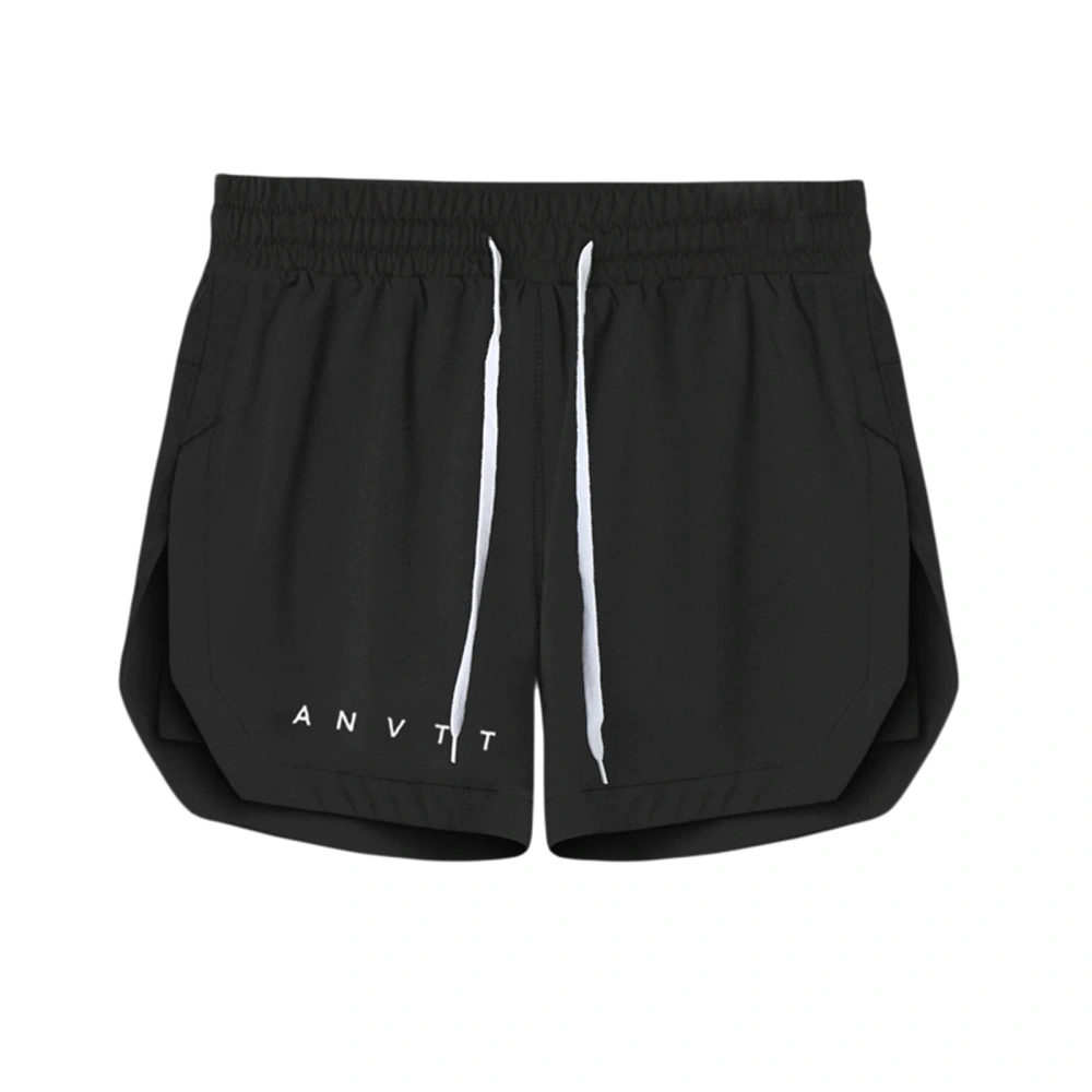 Men Quick Drying Shorts Loose Running Shorts with Pockets Liner 