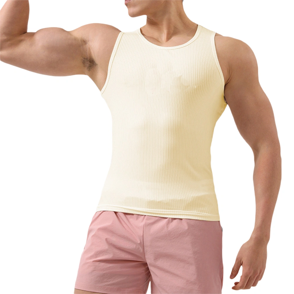 Men Tank Top, Sleeveless Summer Bodybuilding Workout Gym Vest Tops